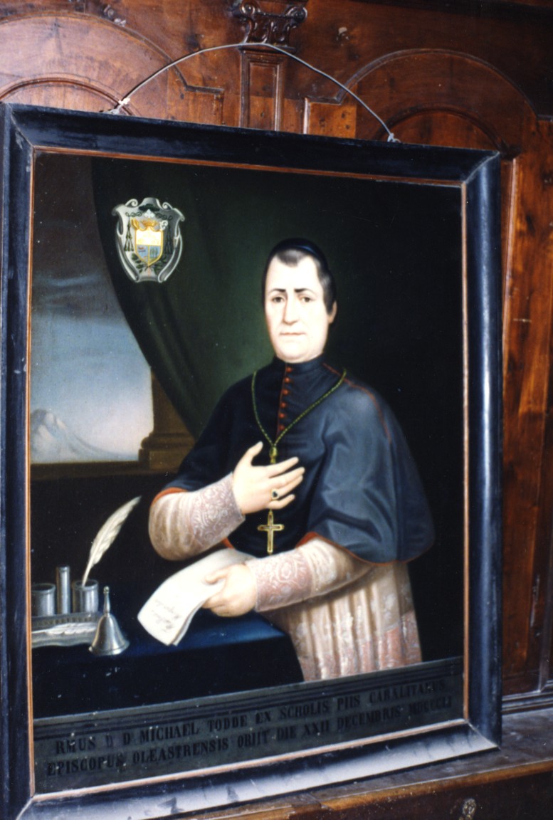 ritratto di monsignor Michele Todde (dipinto) - bottega sarda (sec. XIX)