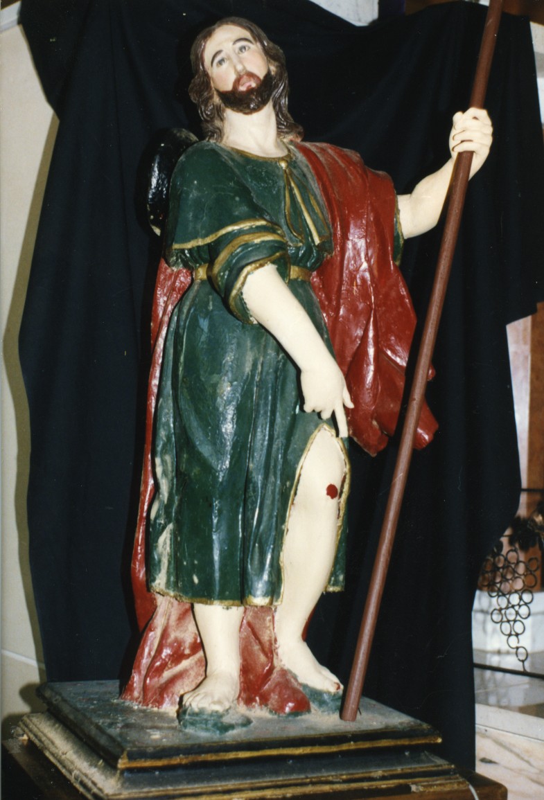 San Rocco (statua) - bottega sarda (secc. XVIII/ XIX)
