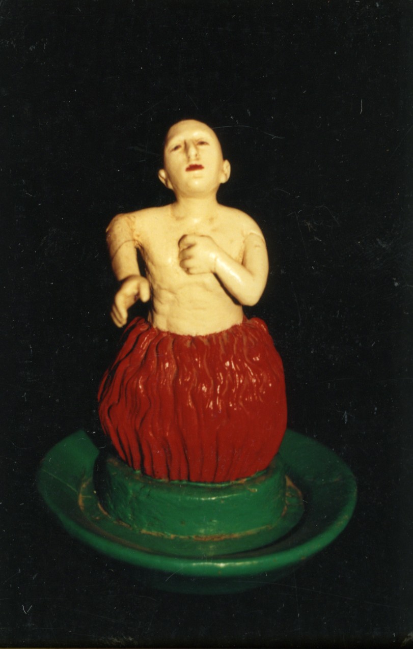 anima del Purgatorio (statua) - bottega sarda (secc. XVII/ XVIII)