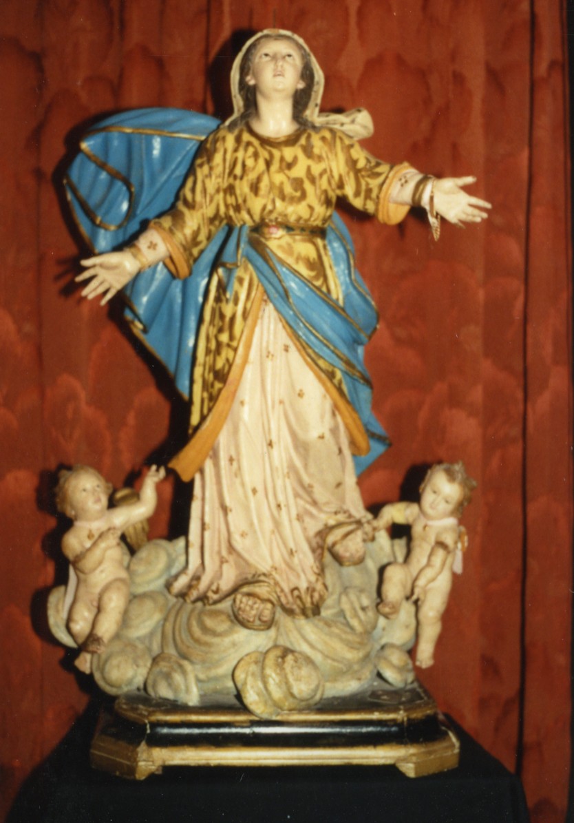 Madonna Assunta (statua) di Perillo Luigi (sec. XIX)