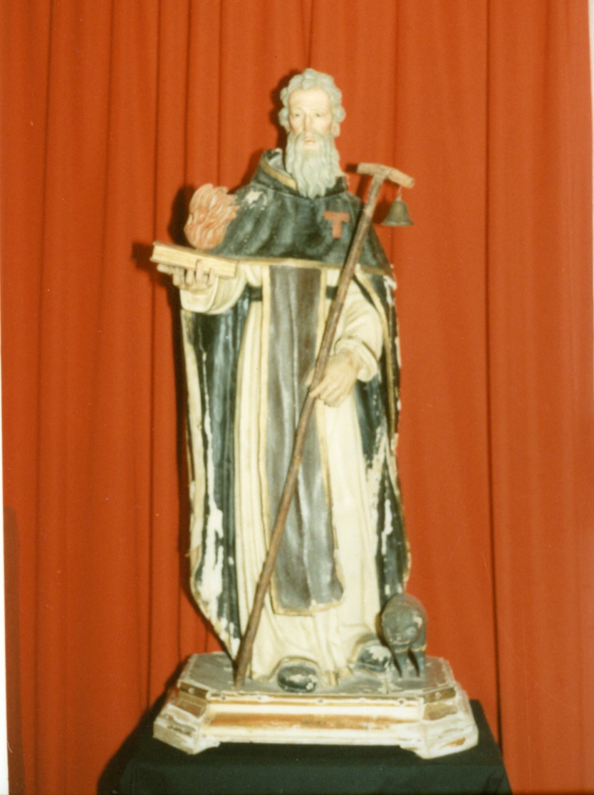 Sant'Antonio Abate (statua) di Perillo Luigi (sec. XIX)