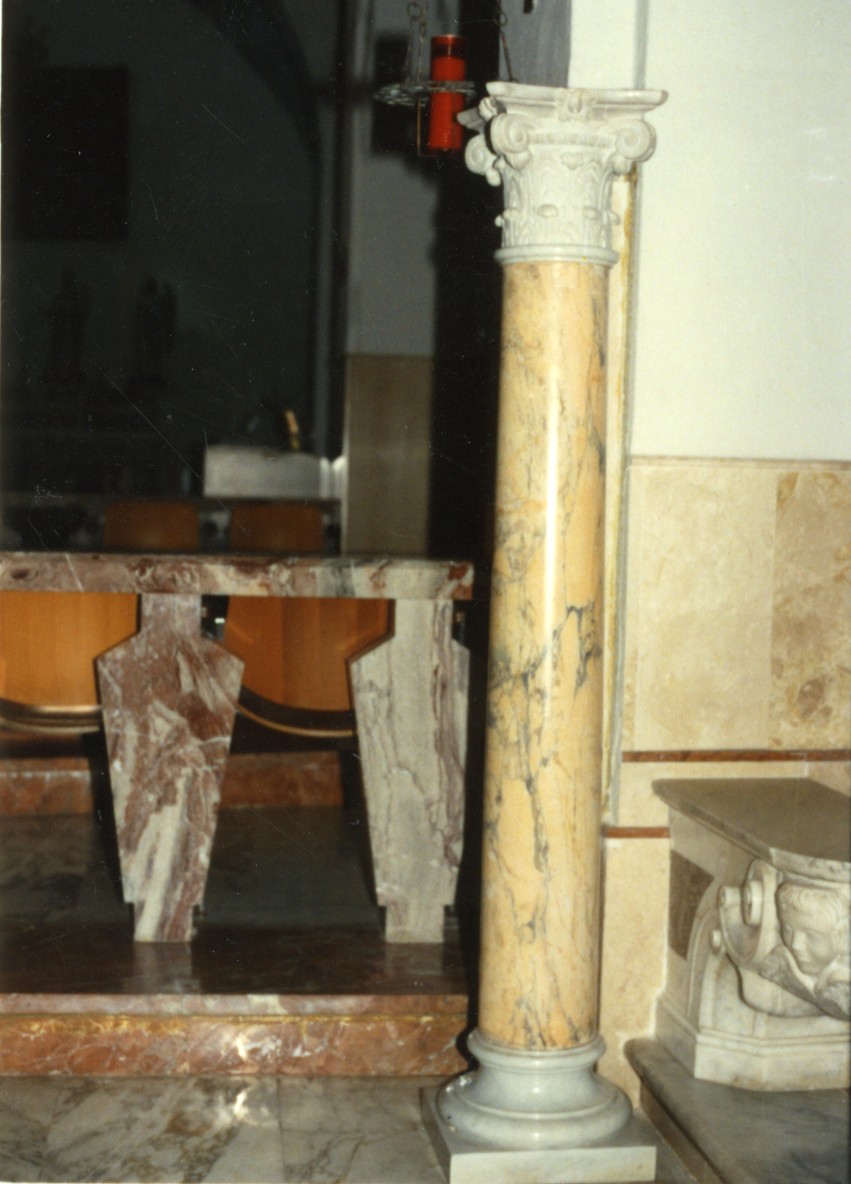 colonna, serie - bottega sarda (sec. XX)