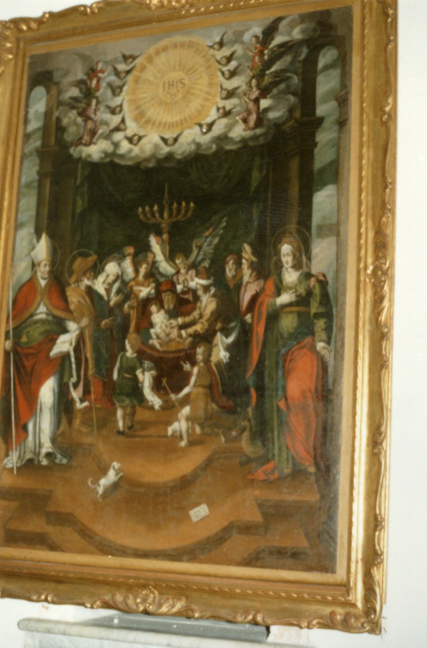 circoncisione di Gesù Bambino (dipinto) di Lusso Andrea (sec. XVII)