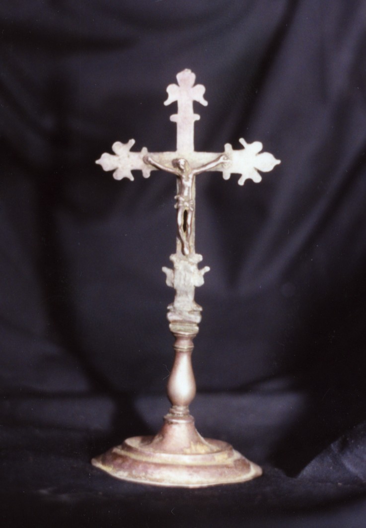 croce d'altare - bottega sarda (secc. XVII/ XVIII)