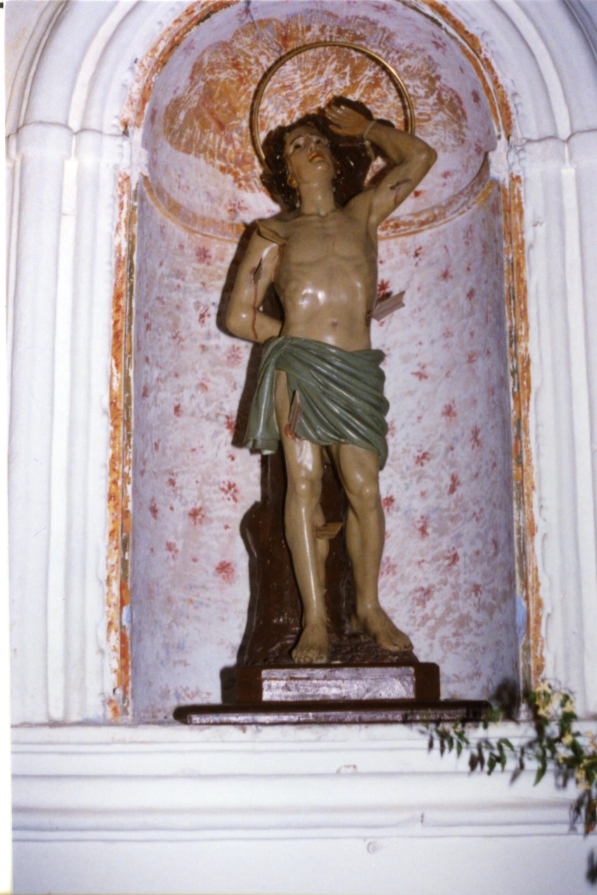 San Sebastiano (statua) - bottega sarda (secc. XVIII/ XIX)