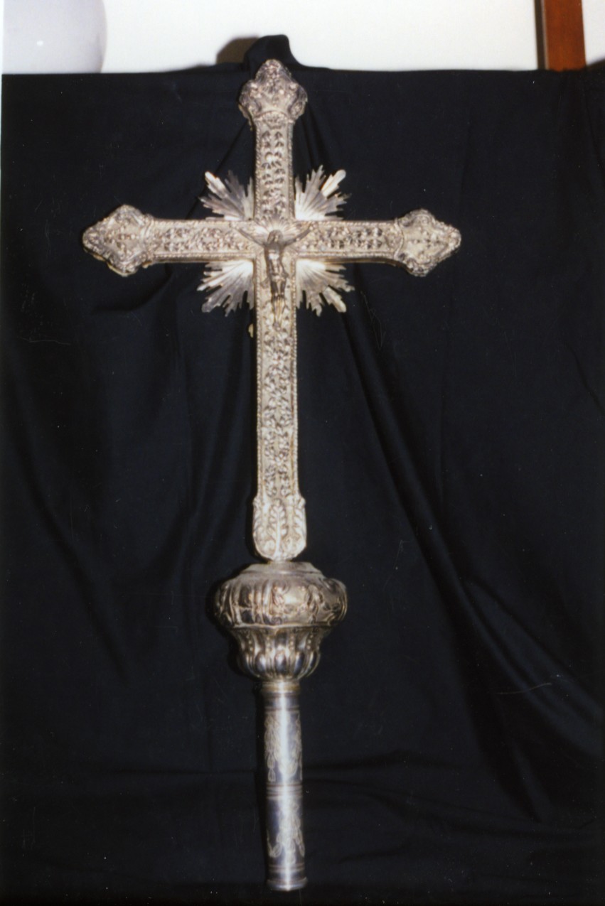 croce processionale - bottega genovese (sec. XVIII)