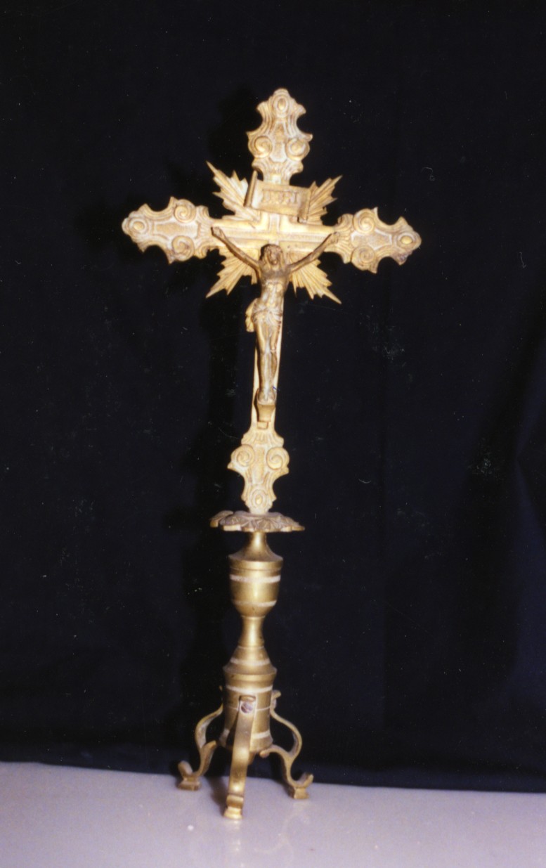 croce processionale - bottega italiana (fine sec. XIX)