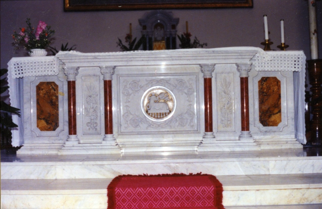 mensa d'altare - bottega italiana (sec. XX)