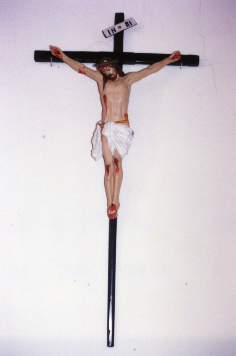 Cristo crocifisso (scultura) - bottega italiana (fine/inizio secc. XIX/ XX)