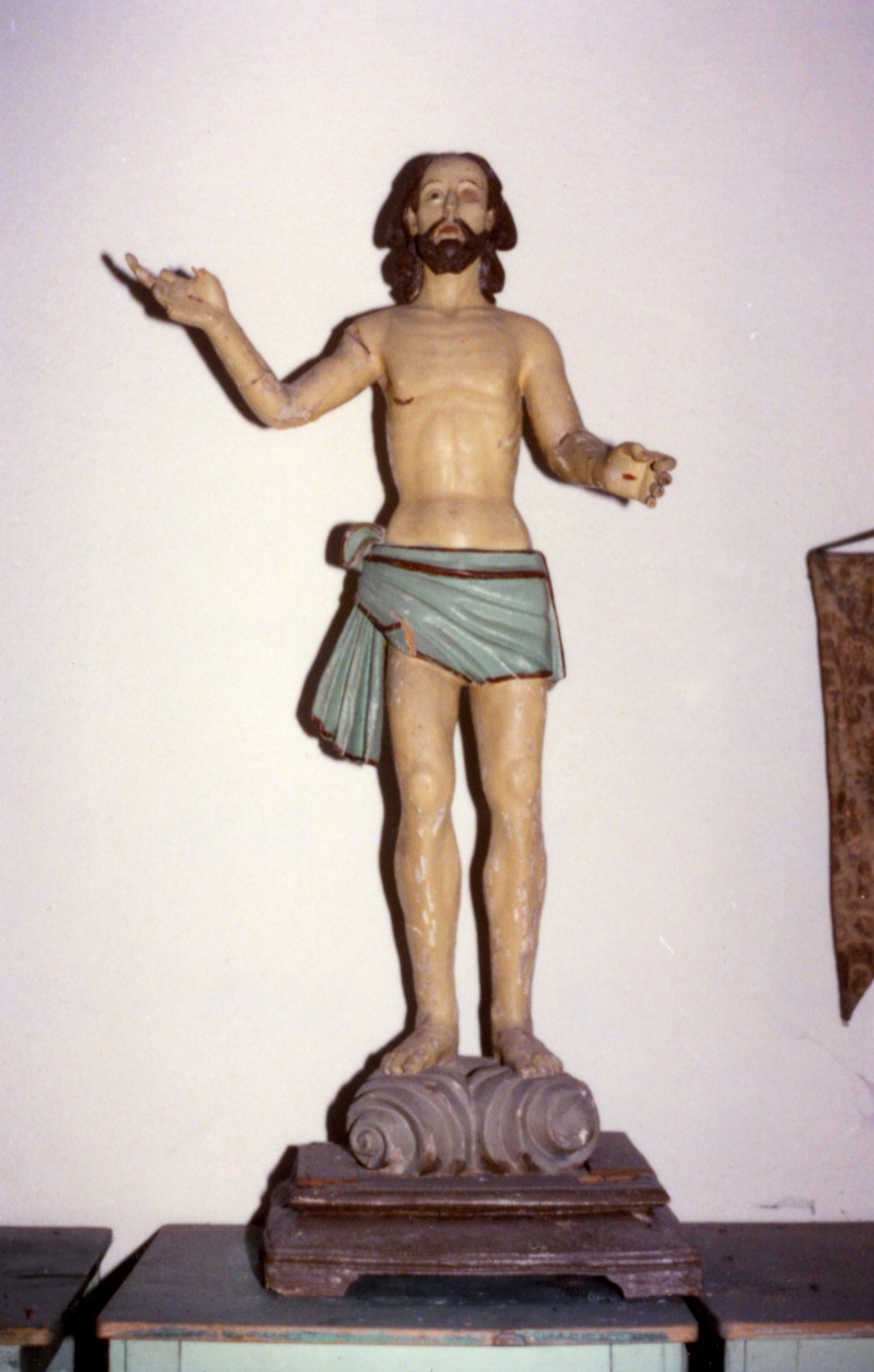 Cristo risorto (statua) - bottega sarda (fine/inizio secc. XVI/ XVII)