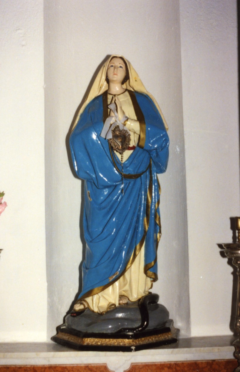 Madonna Immacolata (statua) - bottega italiana (fine/inizio secc. XIX/ XX)
