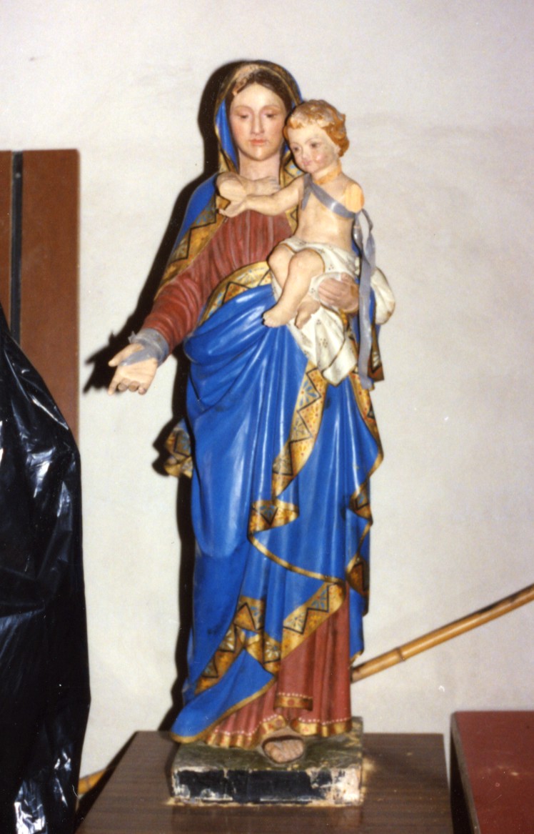 Madonna con Bambino (statua) - bottega italiana (fine sec. XIX)