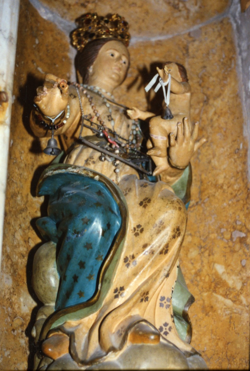 Madonna di Montserrat (statua) - bottega sarda (fine/inizio secc. XVII/ XVIII)