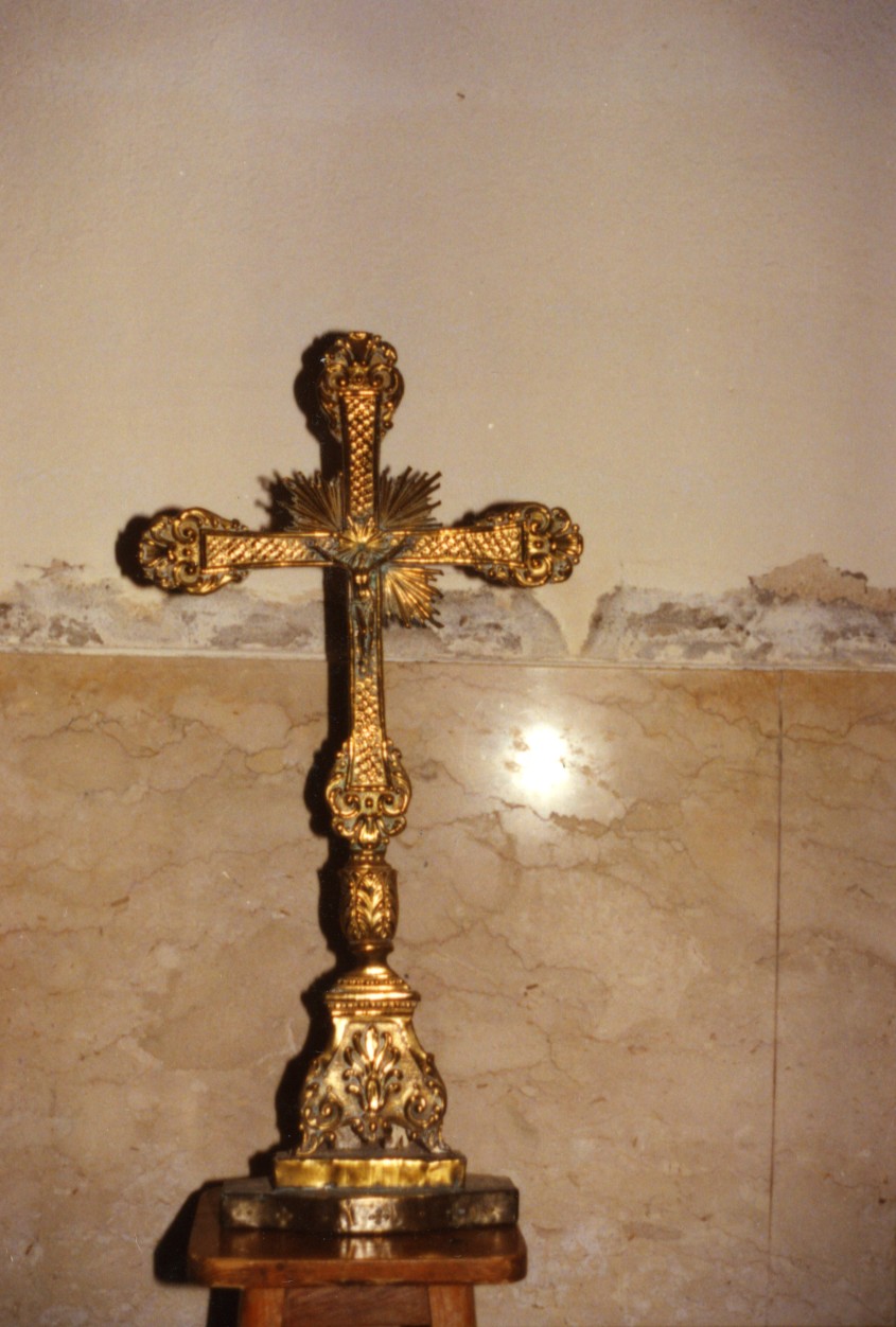 croce d'altare - bottega italiana (ultimo quarto sec. XIX)