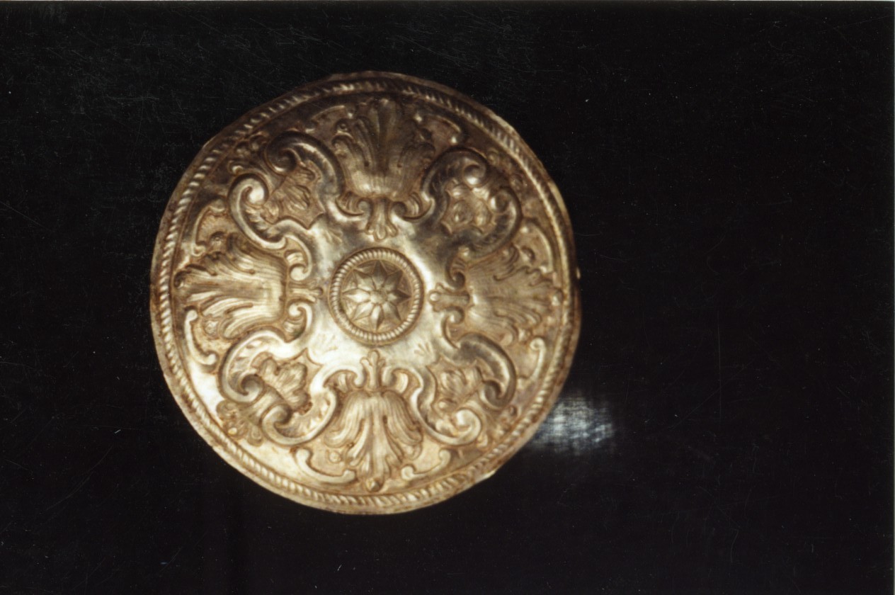 aureola di immagine sacra - bottega sarda (fine sec. XIX)
