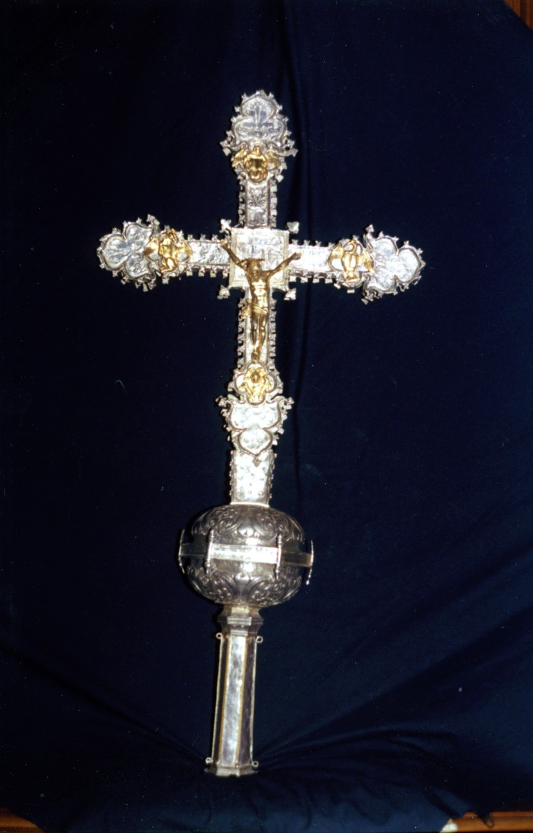croce processionale - bottega cagliaritana (sec. XVII)