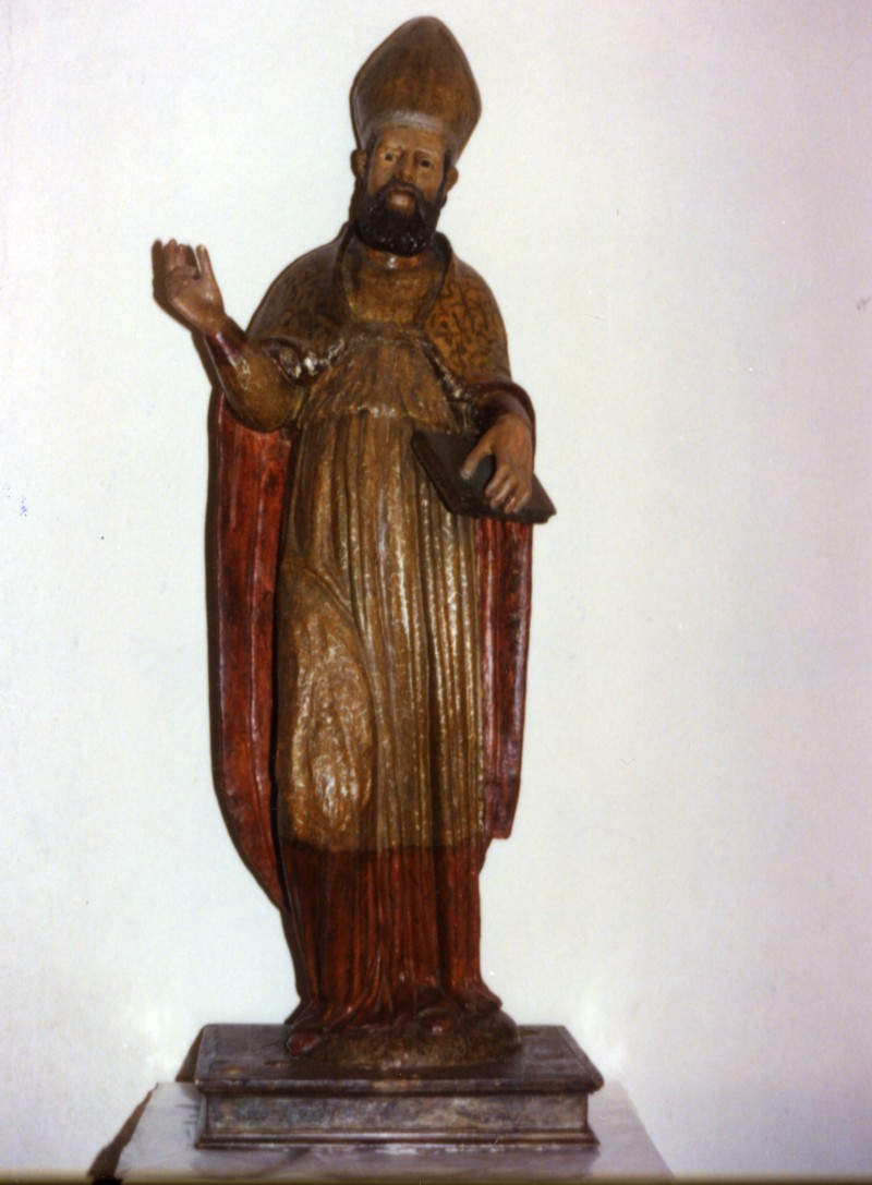 San Nicola di Bari (statua) - bottega sarda (sec. XVII)