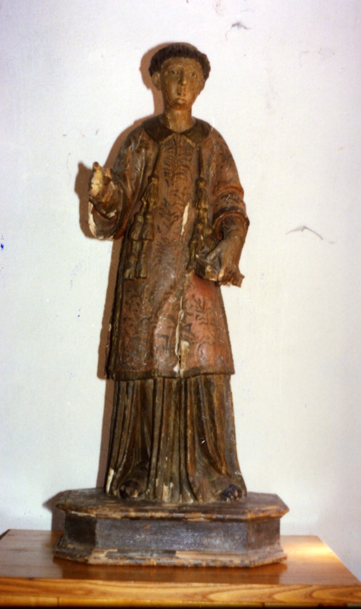 San Lorenzo (statua) - bottega sarda (fine/inizio secc. XVI/ XVII)