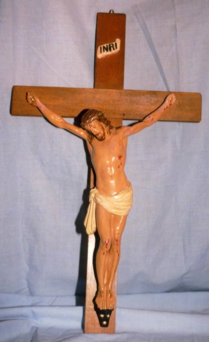 Cristo crocifisso (scultura) - bottega italiana (prima metà sec. XX)