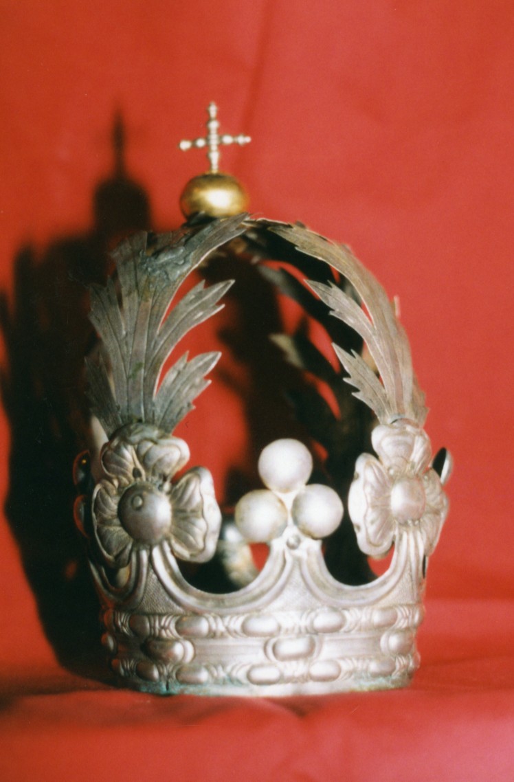 corona da statua - bottega sarda (prima metà sec. XIX)