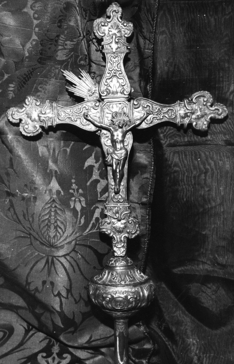 croce processionale di Alfano Paolo (attribuito) (fine sec. XVIII)