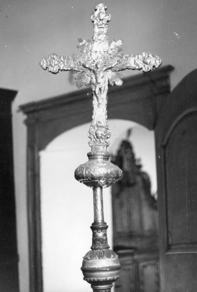 croce processionale - bottega cagliaritana (sec. XVIII)
