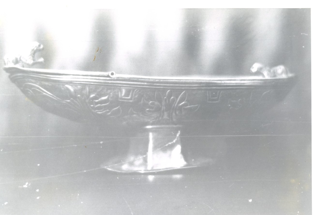 navicella portaincenso - a doppia valva - produzione sarda (sec. XVII)