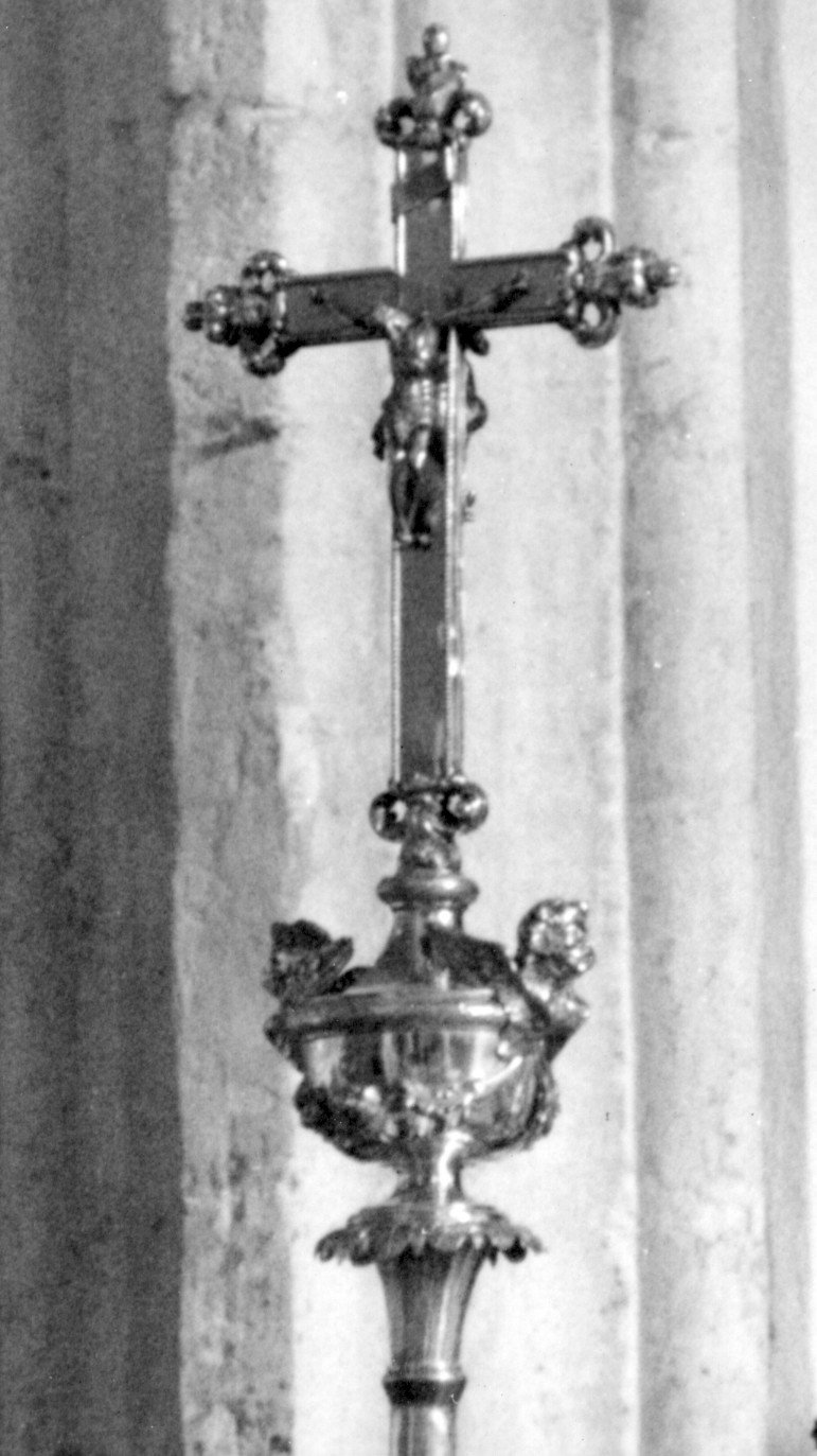 croce processionale di Valadier Giuseppe (sec. XVIII)
