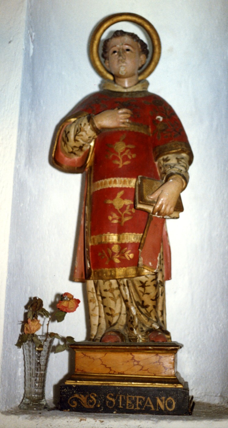 Santo Stefano (statua) - bottega sarda (sec. XVIII)