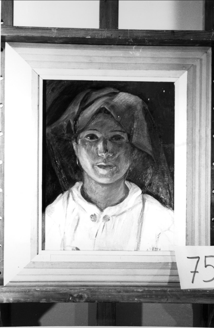 donna di Ololai, ritratto di donna (dipinto) di Dessy Stanislao (prima metà sec. XX)