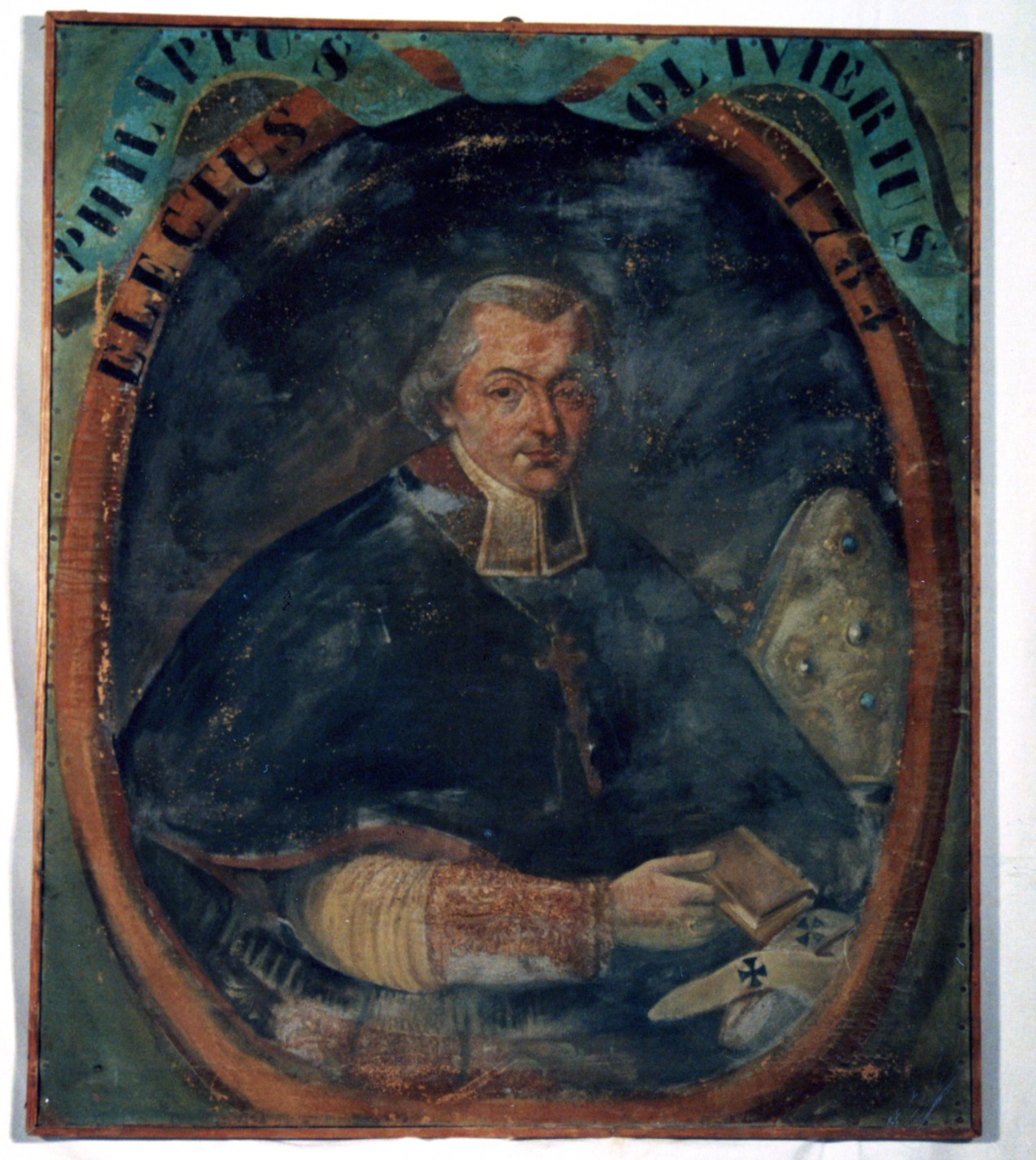 Arcivescovo Philippus Olivierus (dipinto) - ambito sardo (sec. XIX)