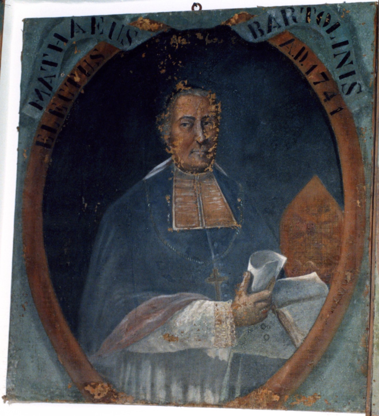 Arcivescovo Mathaeus Bartolinis (dipinto) - ambito sardo (sec. XIX)