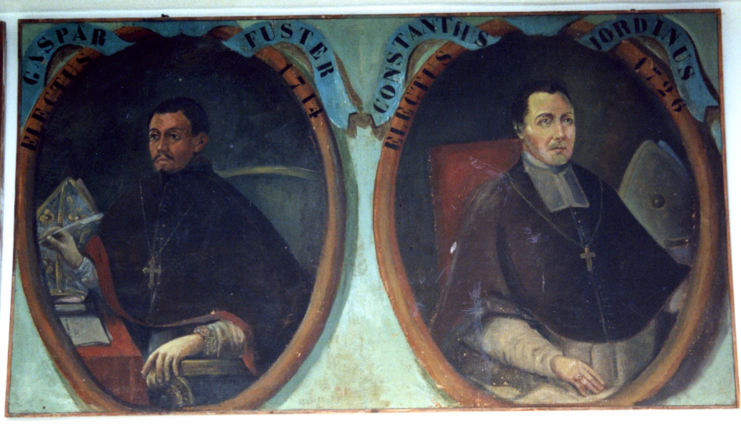 Arcivescovi Gaspar Fuster e Costantinus Iordinus (dipinto) - ambito sardo (sec. XIX)