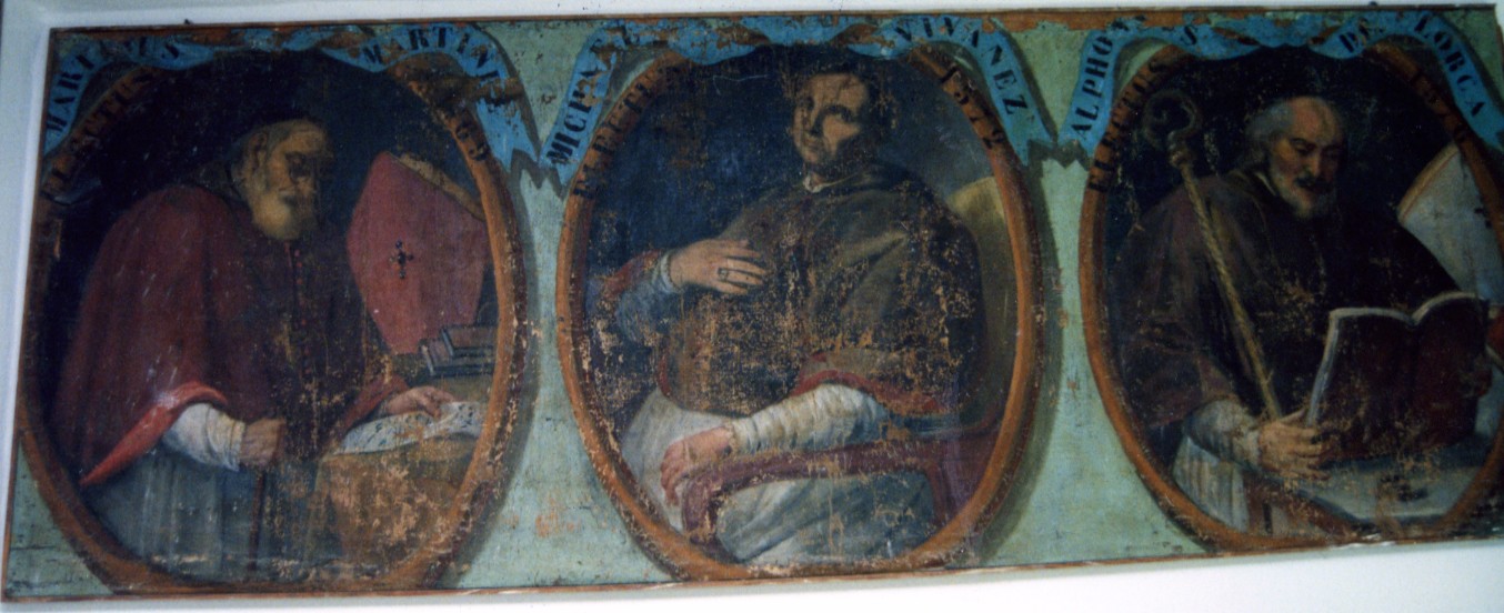 Arcivescovi Martinus Martinez, Michael Vivanez, Alphonsus De Lorca (dipinto) - ambito sardo (sec. XIX)