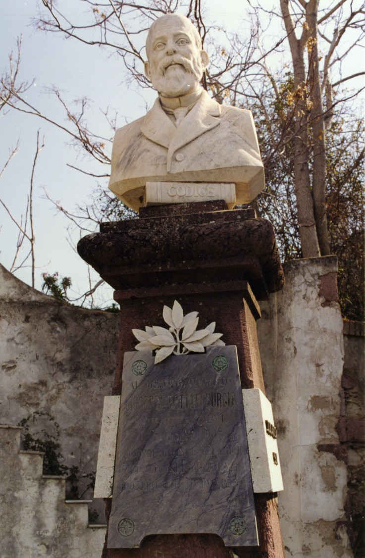 busto di uomo (monumento funebre) di Bolro G (primo quarto sec. XX)