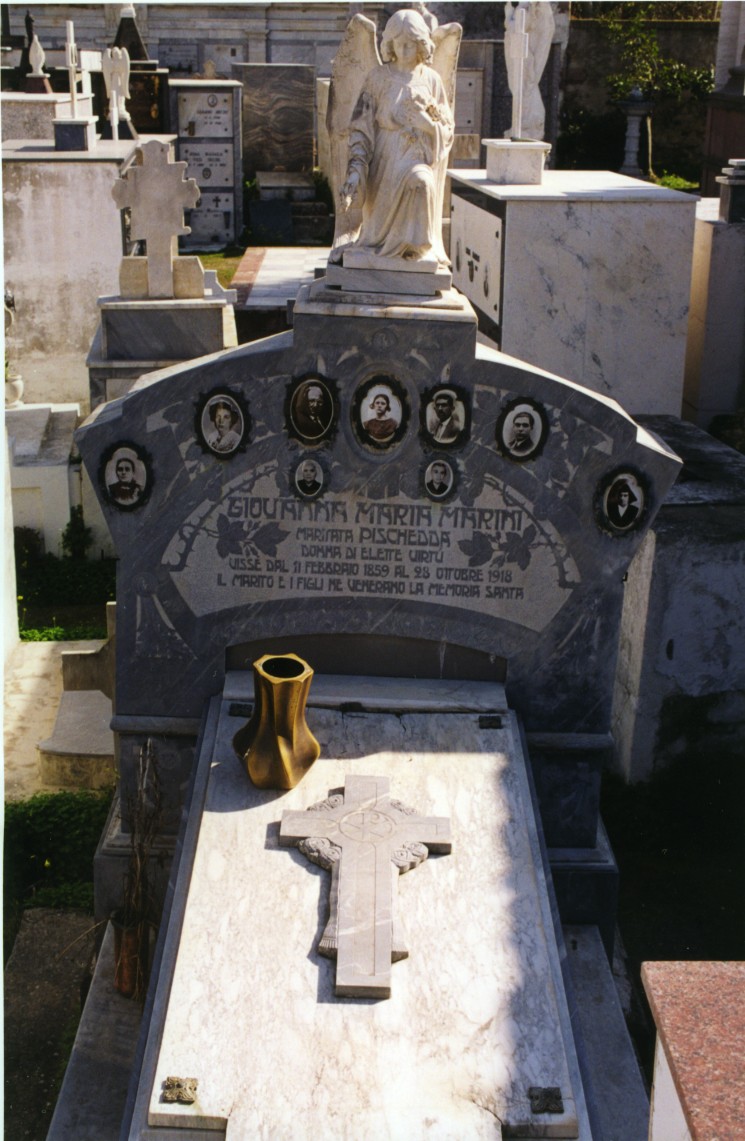 monumento funebre - a lastra - bottega sarda (prima metà sec. XX)