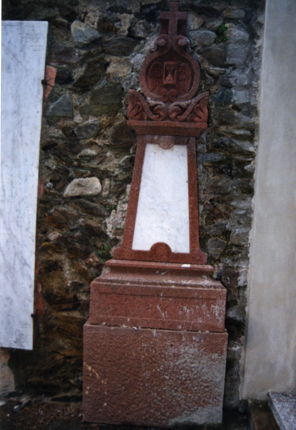 stele funeraria - bottega sarda (sec. XIX)