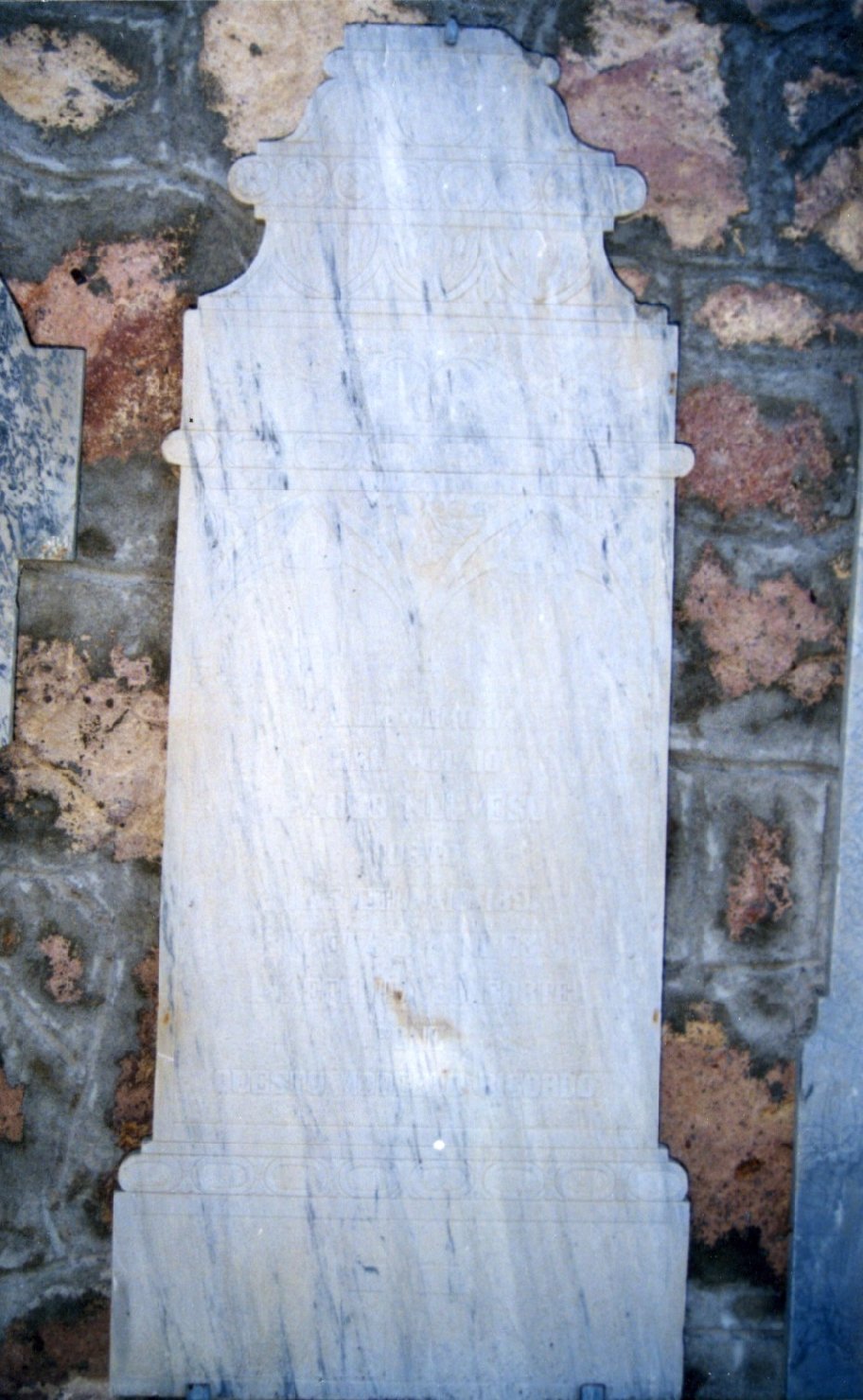 lapide tombale - bottega sarda (sec. XIX)