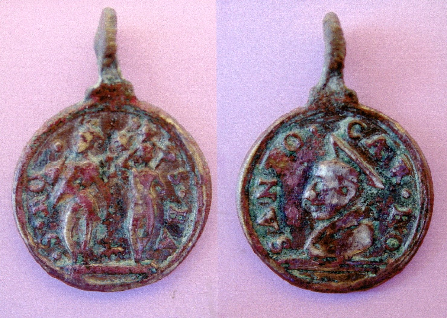 medaglia devozionale - produzione romana (sec. XVIII)