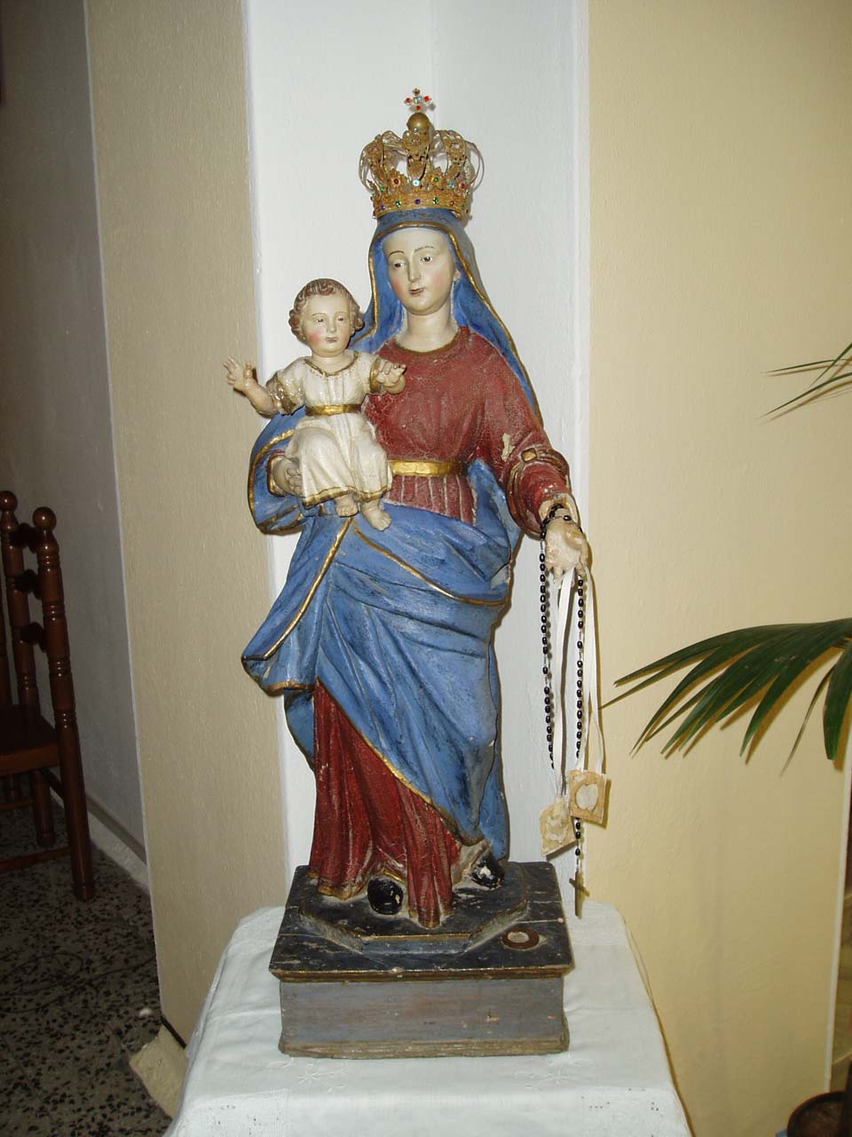 Madonna del Carmelo (statua) - ambito sardo iberico (prima metà sec. XVIII)