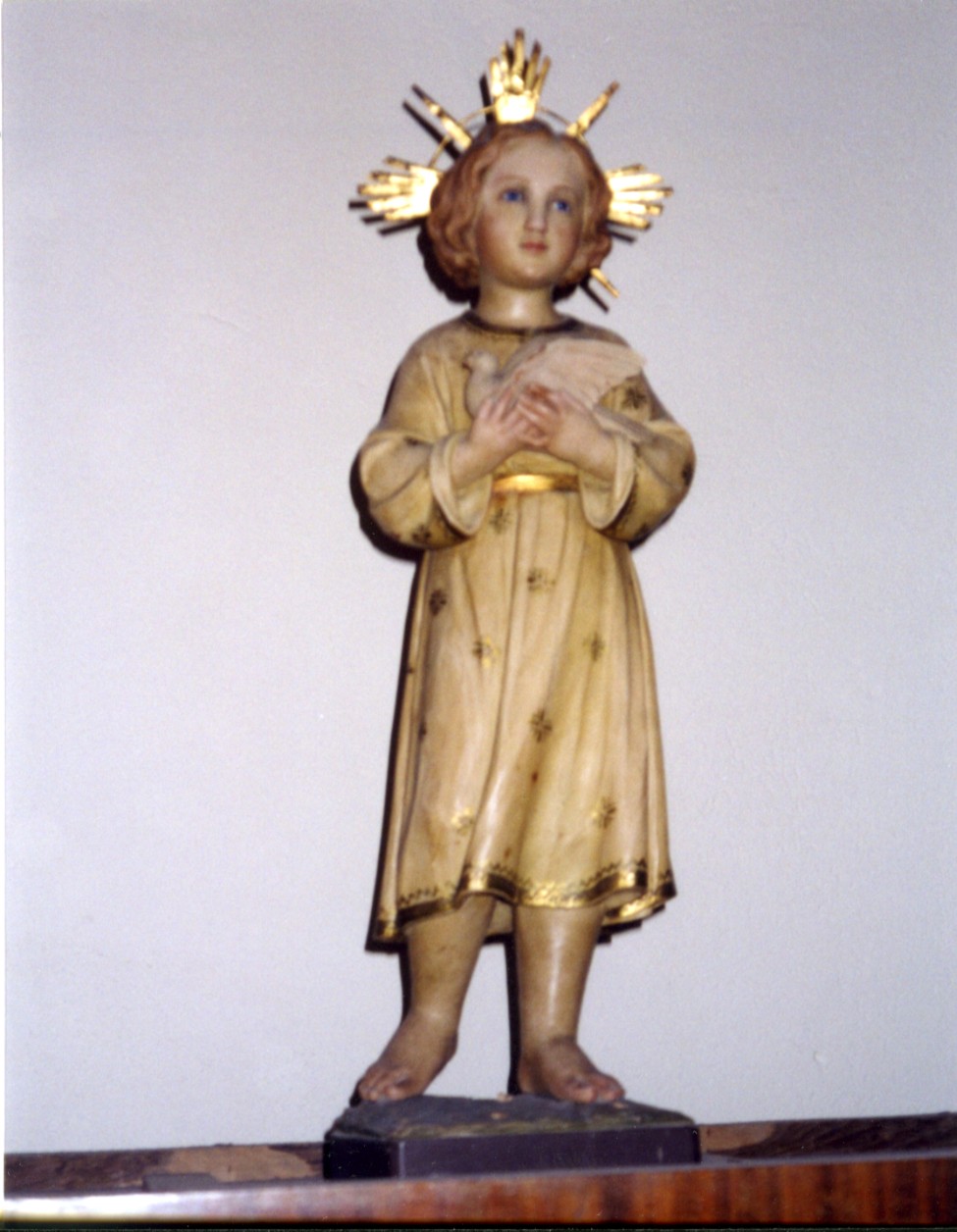 Gesù Bambino (statua) di Stuflesser Giuseppe (prima metà sec. XX)