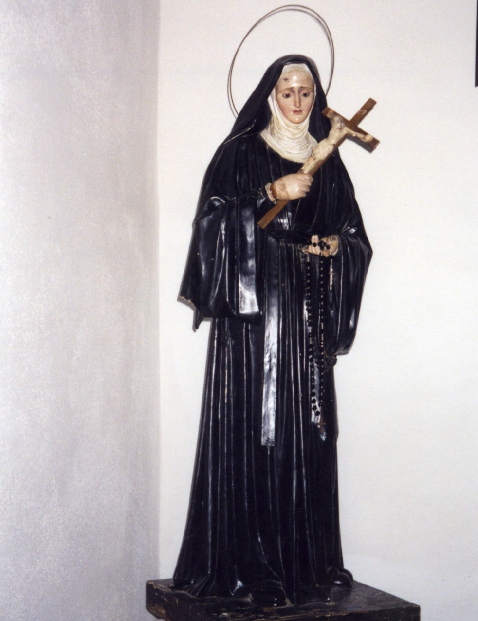 Santa Rita da Cascia (statua) di Trocco Arturo (secondo quarto sec. XX)
