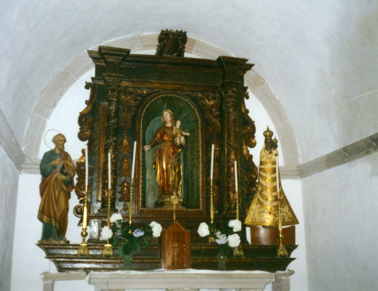 altare - ambito sardo iberico (fine/inizio secc. XVII/ XVIII)