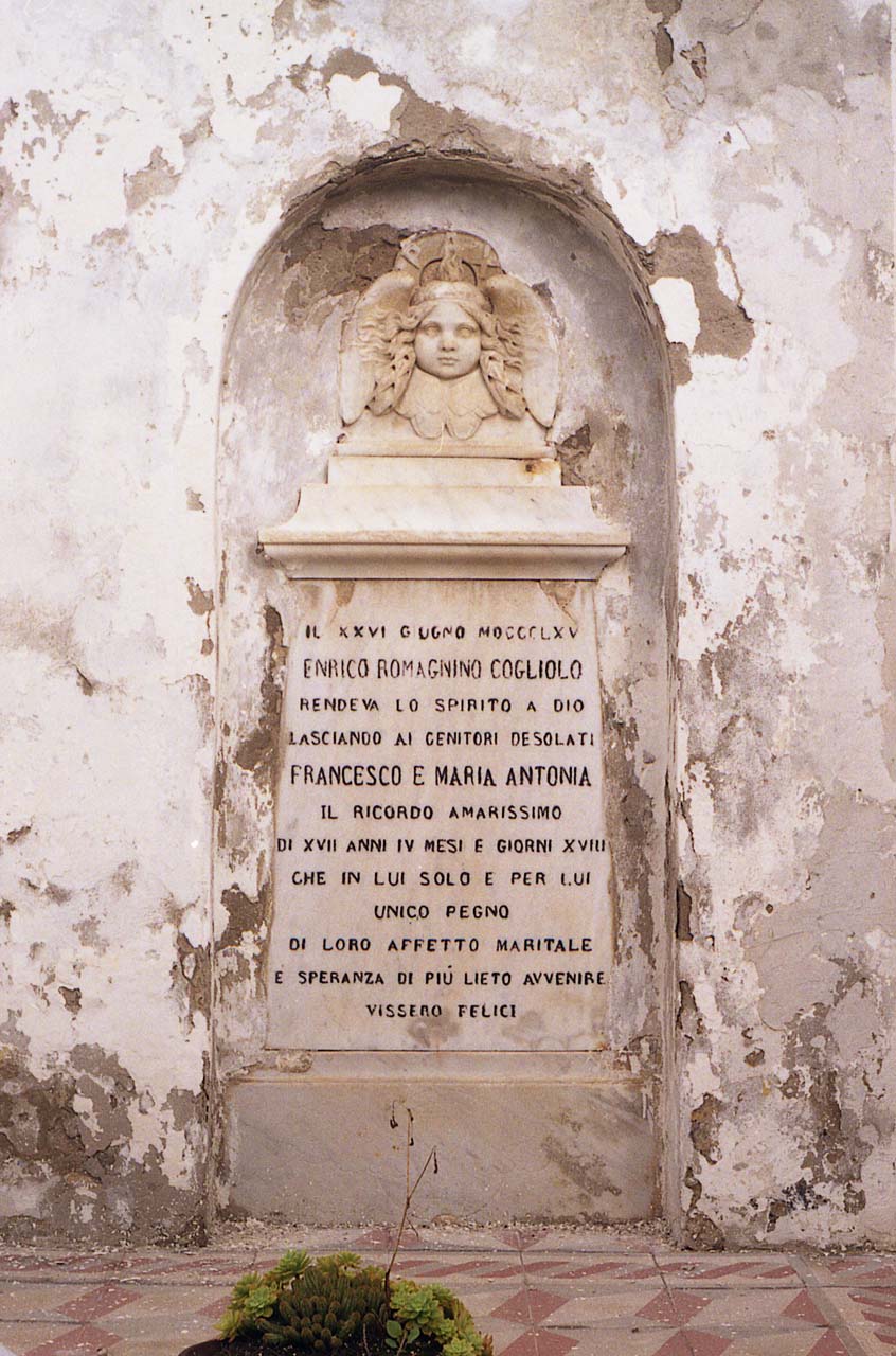 cherubino (monumento funebre) di Orengo Luigi (sec. XX)
