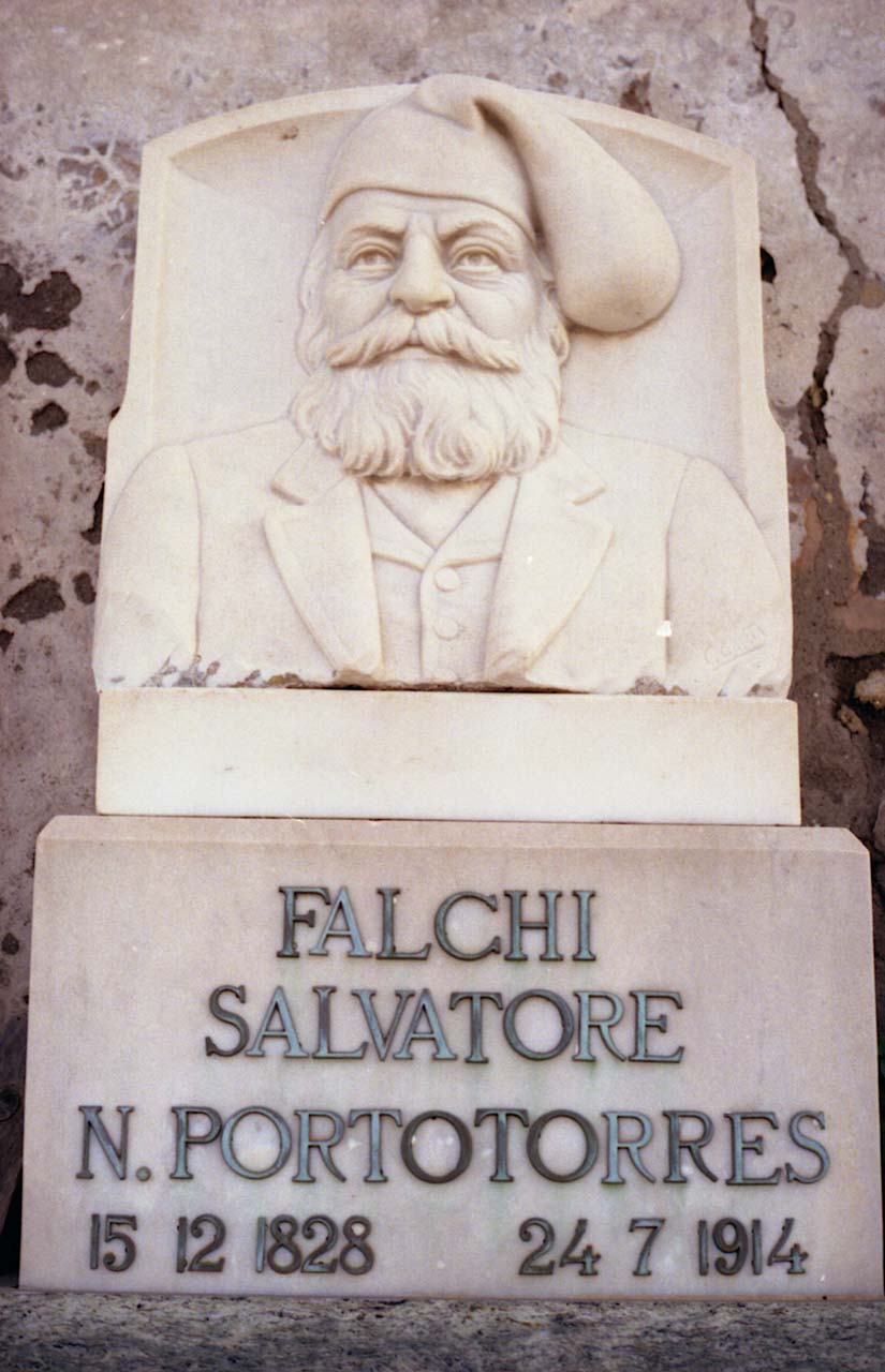 ritratto di Salvatore Falchi (rilievo) di Carta Gerolamo (sec. XX)