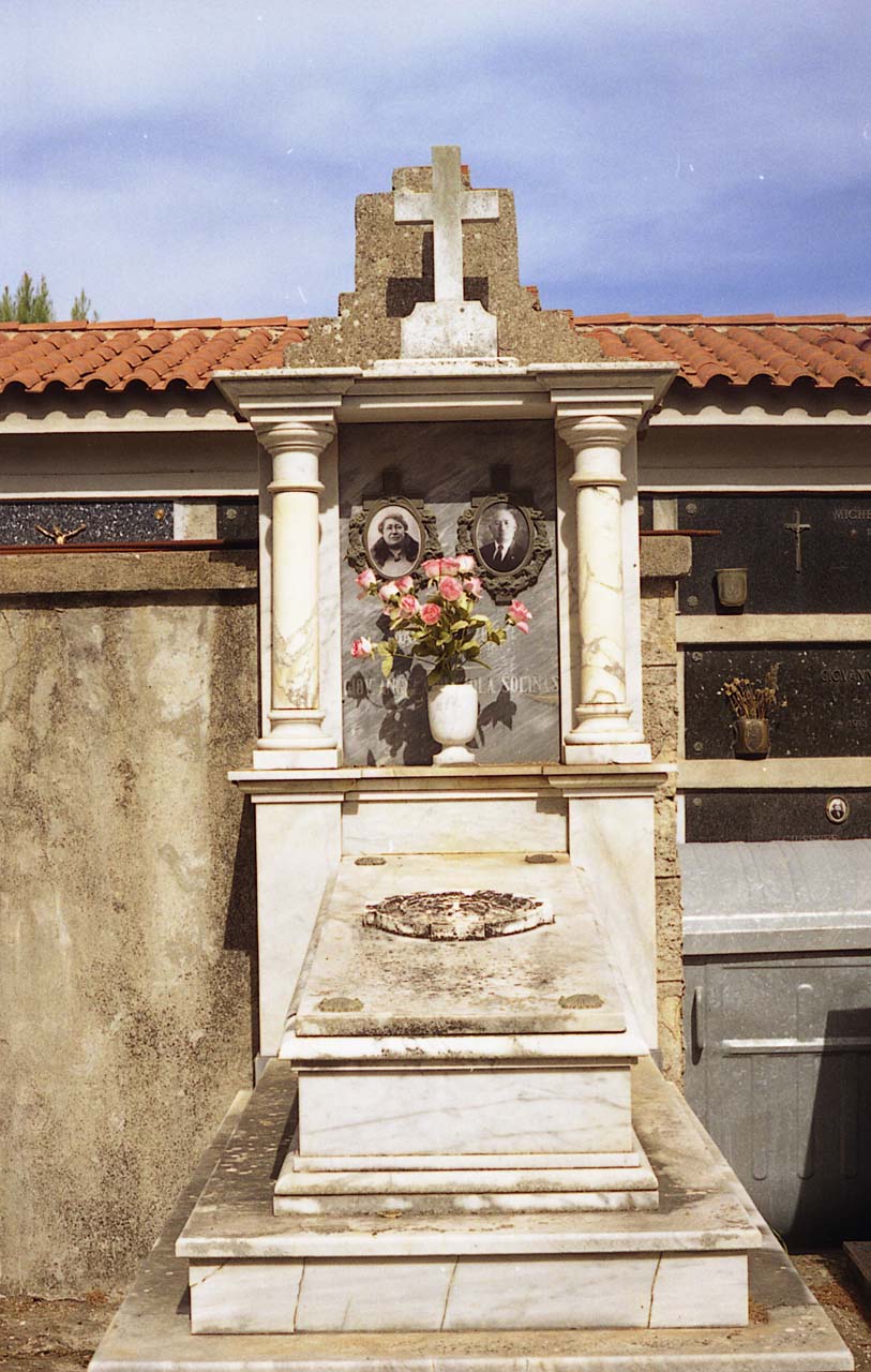 testa di Cristo (monumento funebre) - ambito sardo (primo quarto sec. XX)