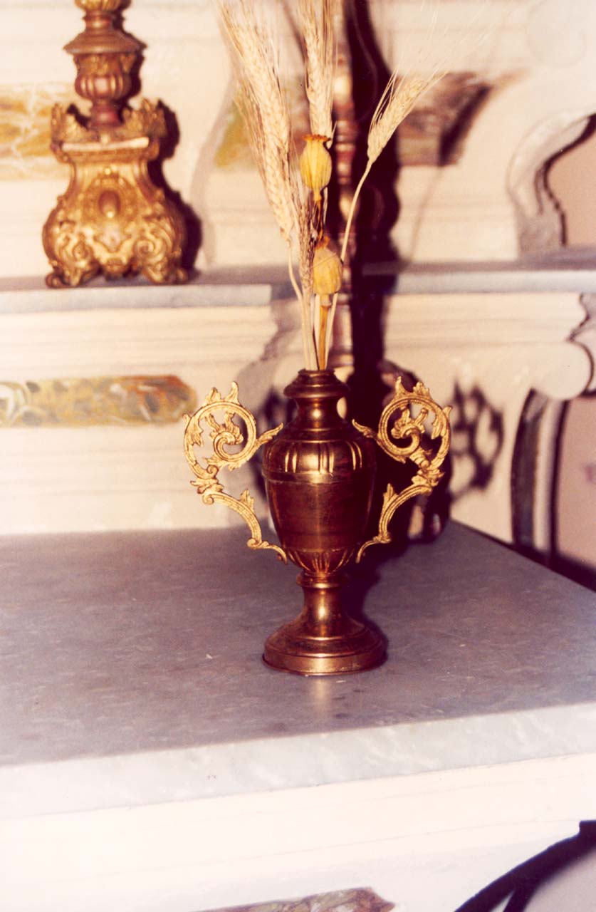 vaso d'altare per composizione floreale, serie - ambito italiano (seconda metà sec. XVIII)