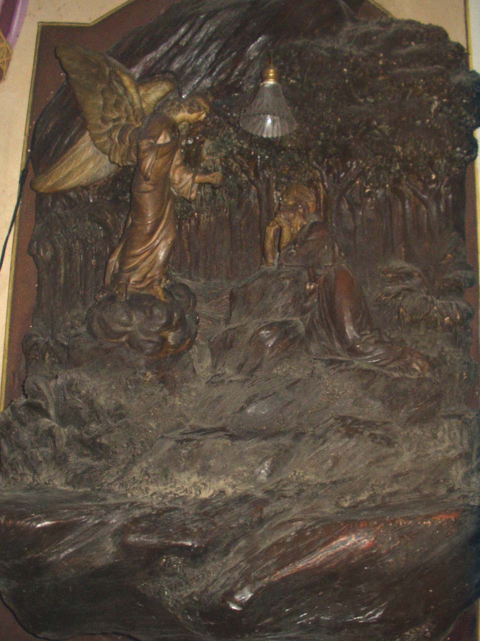 orazione di Cristo nell'orto di Getsemani (scultura) di Sartorio Giuseppe (fine/inizio secc. XIX/ XX)