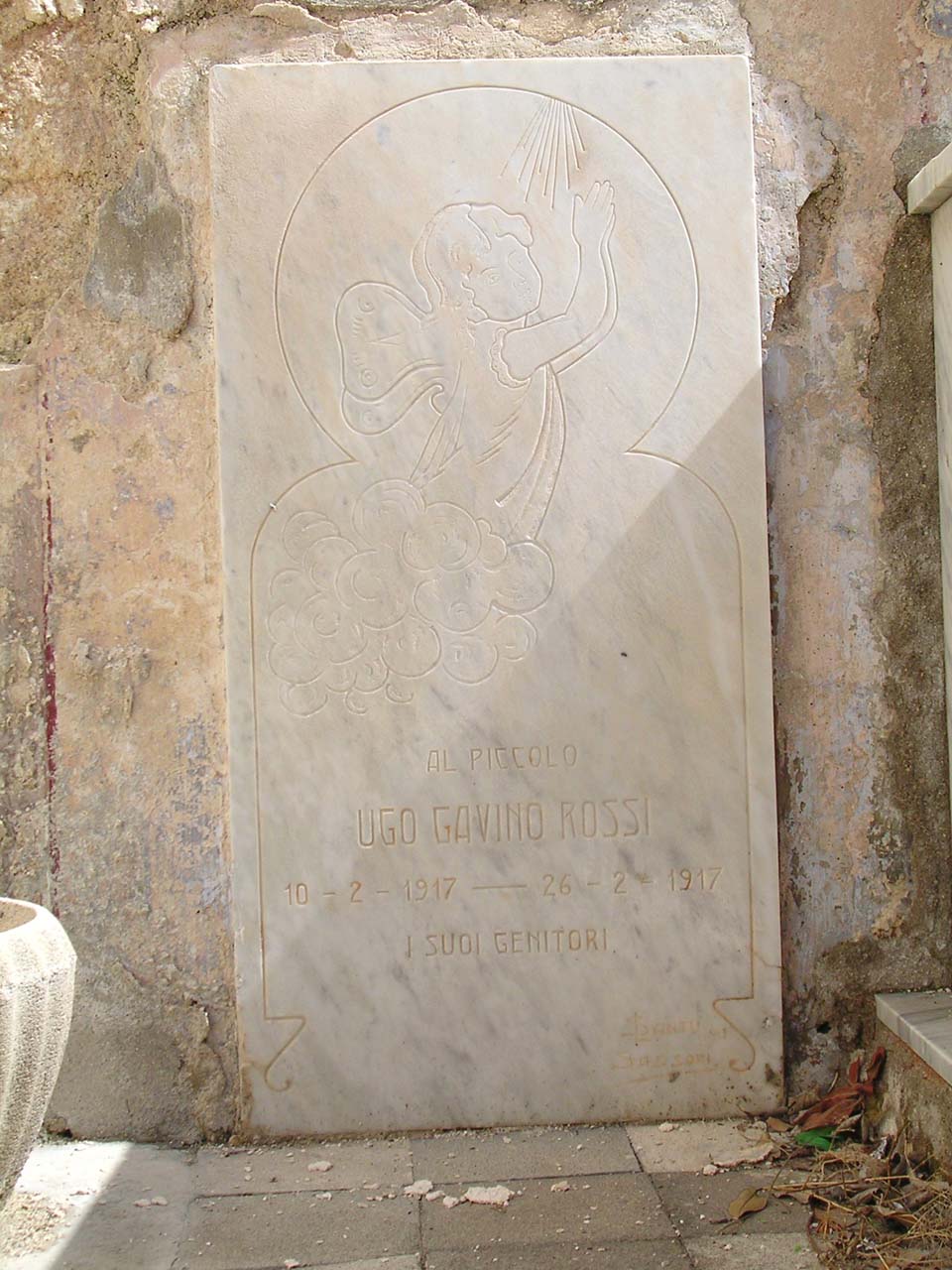 lapide tombale di Santu Luigi (sec. XX)