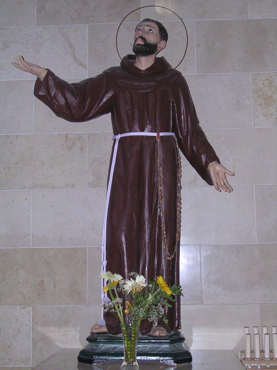 San Francesco d'Assisi (statua) - ambito sardo (seconda metà sec. XIX)
